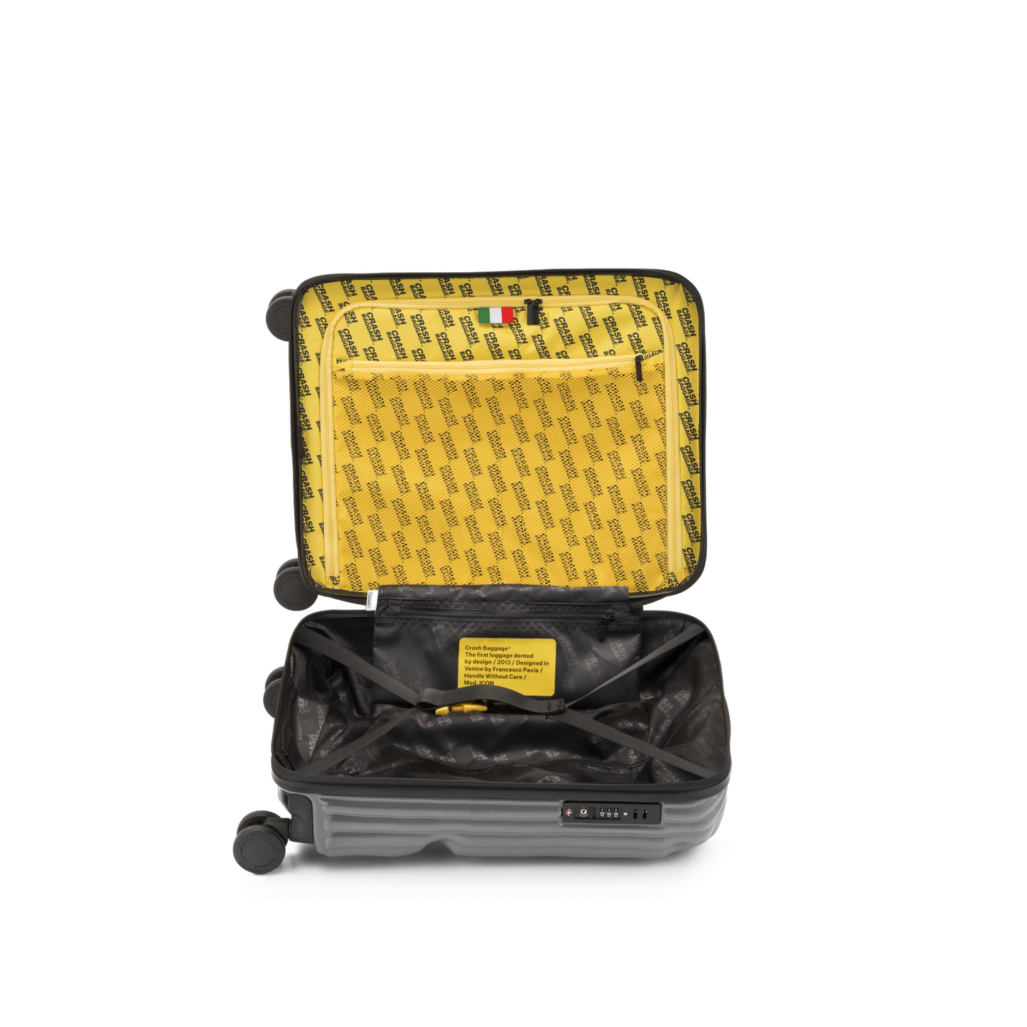 CRASH BAGGAGE STRIPE Small Dented Suitcase