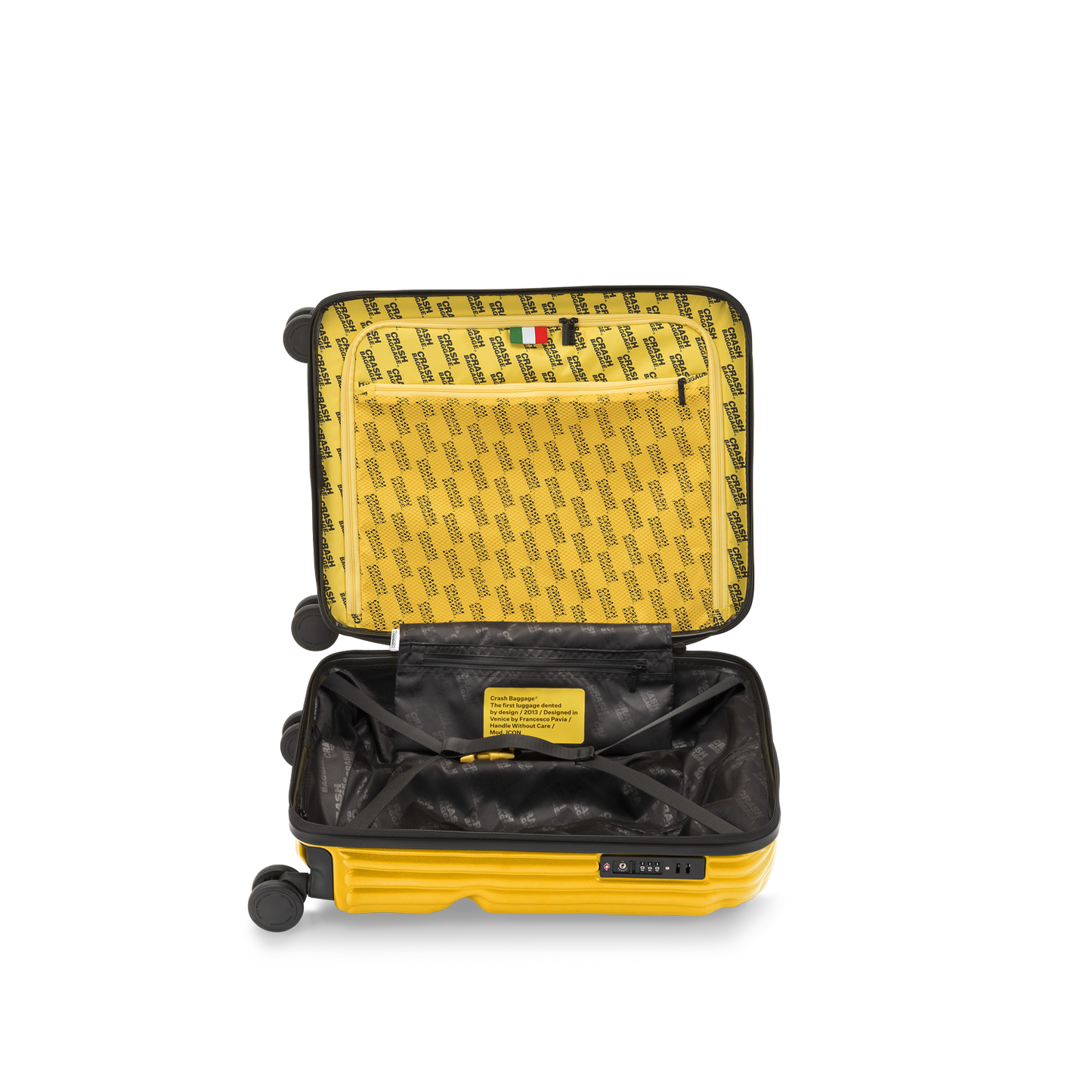 CRASH BAGGAGE STRIPE Small Dented Suitcase