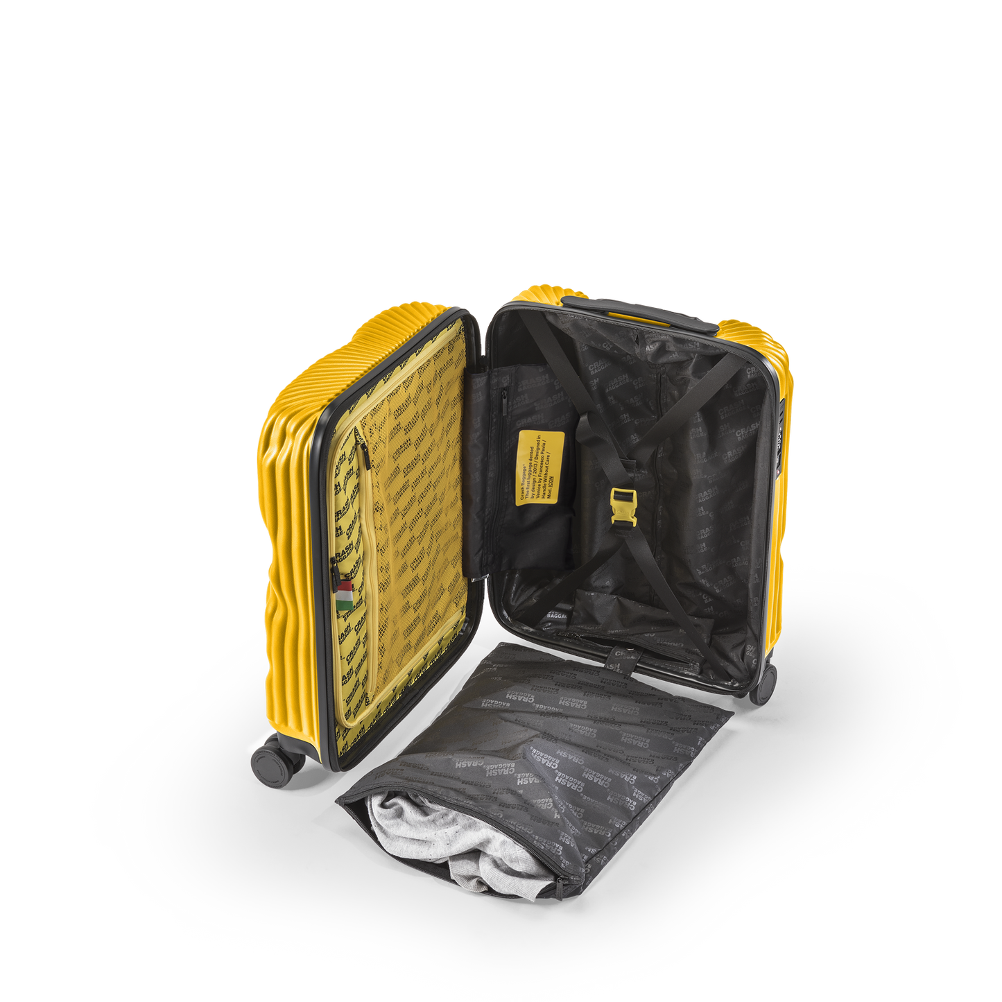 CRASH BAGGAGE STRIPE Small Dented Suitcase