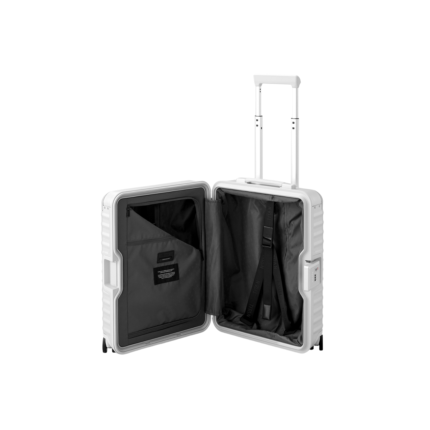 Titan Eternity Trolley S23 - Valigia da cabina in alluminio, 55 x 40 x 23 cm - Valigie