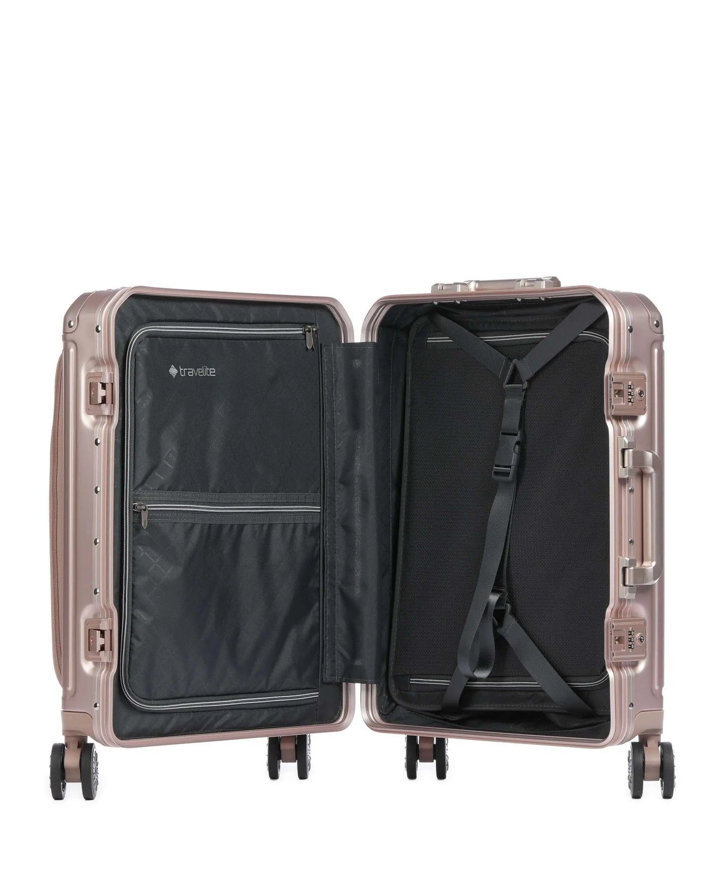 TRAVELITE NEXT Cabin Aluminum Hand Luggage Suitcase with Laptop Pocket