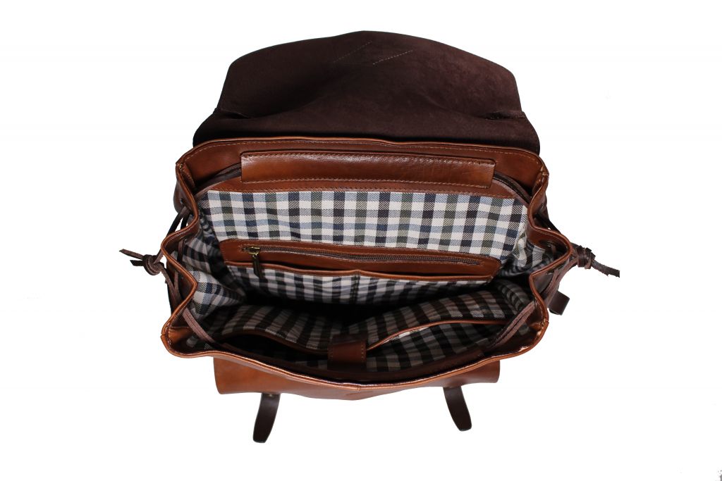 Men's backpack laptop holder LEATHER Chiarugi