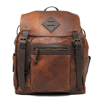 Men's backpack laptop holder LEATHER Chiarugi