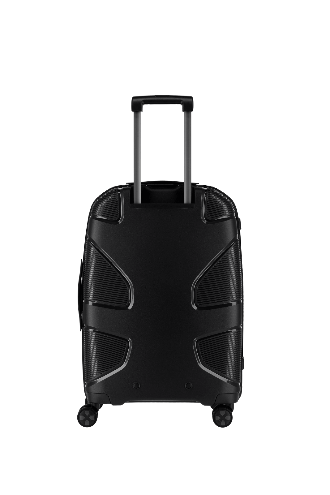 Dettaglio del trolley IMPACKT IP1 M con superficie rigida e resistente