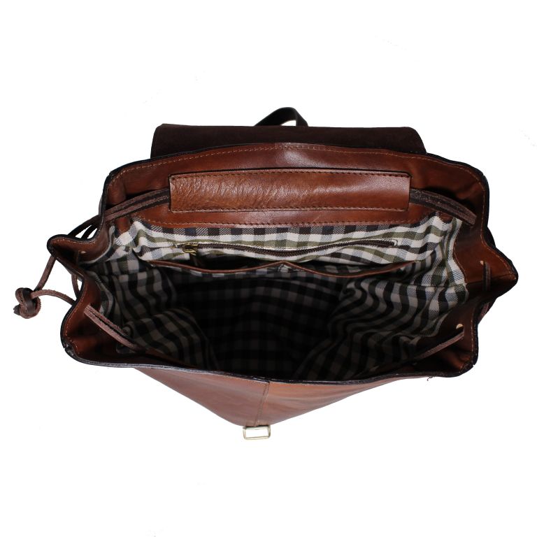 Men's backpack laptop holder LEATHER Chiarugi
