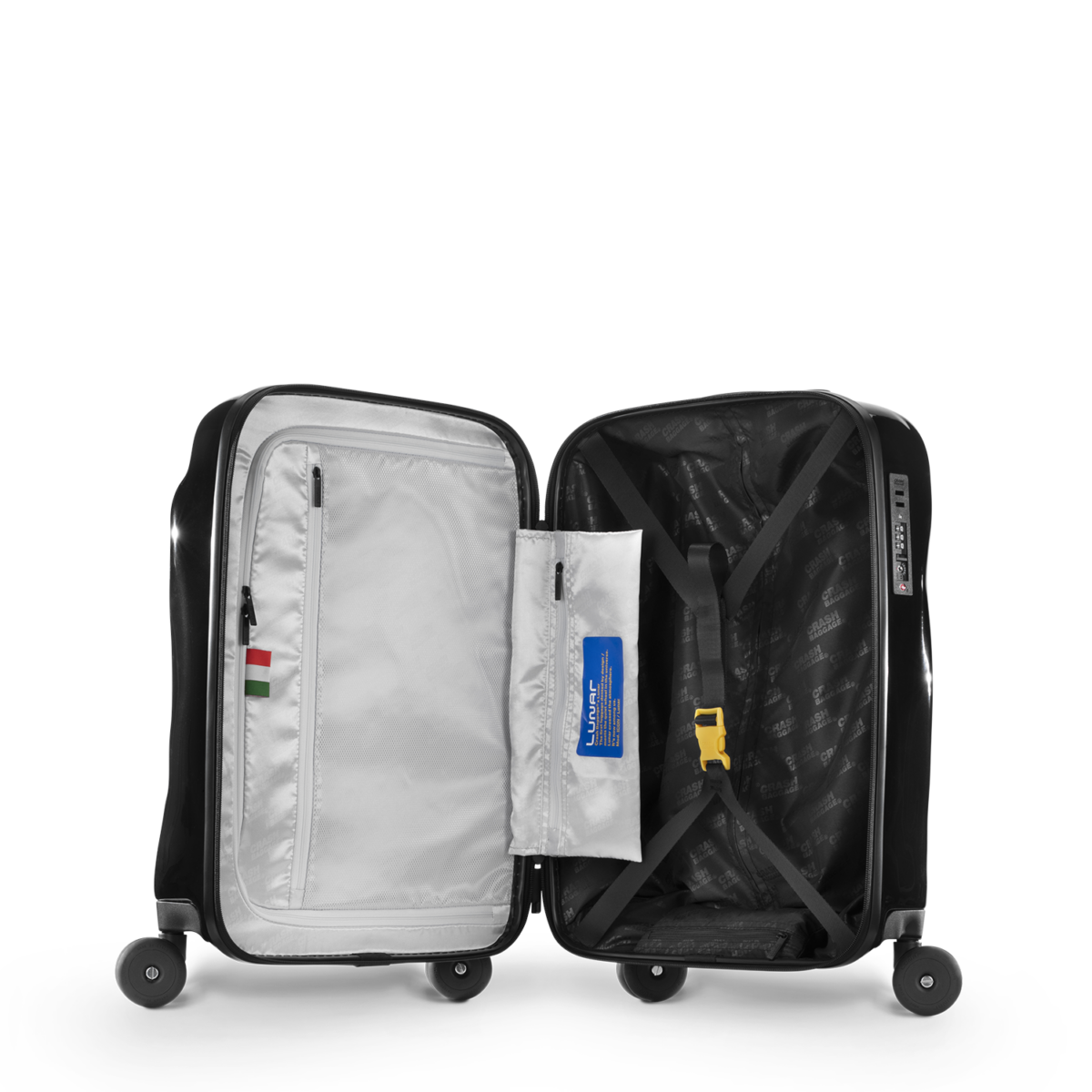 CRASH BAGGAGE LUNAR Small Dented Suitcase