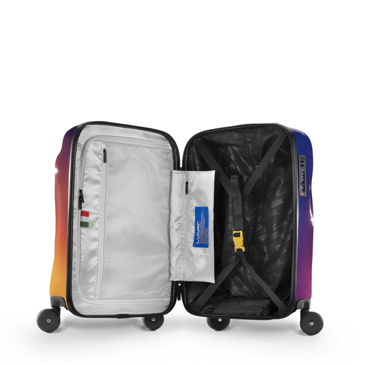 CRASH BAGGAGE LUNAR Small Dented Suitcase