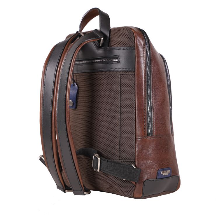 Men's backpack laptop holder LEATHER Chiarugi