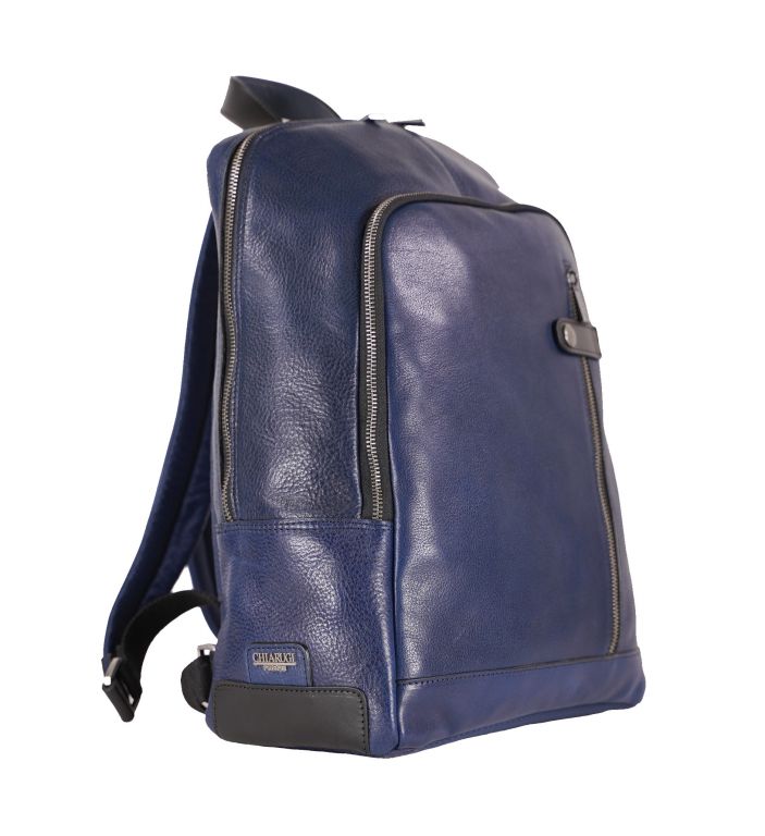 Men's backpack laptop holder LEATHER Chiarugi