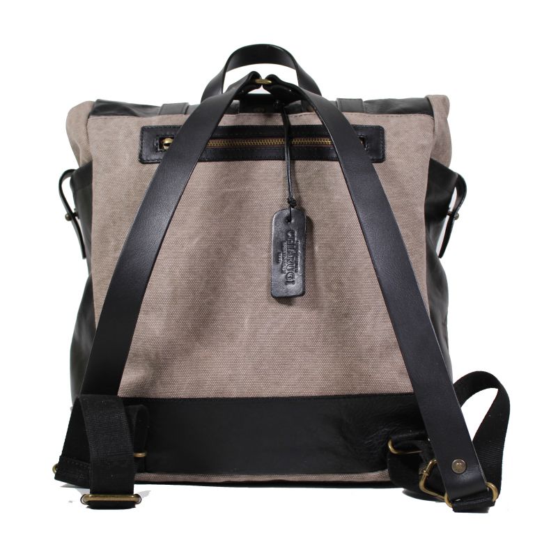 Men's backpack laptop holder LEATHER Chiarugi