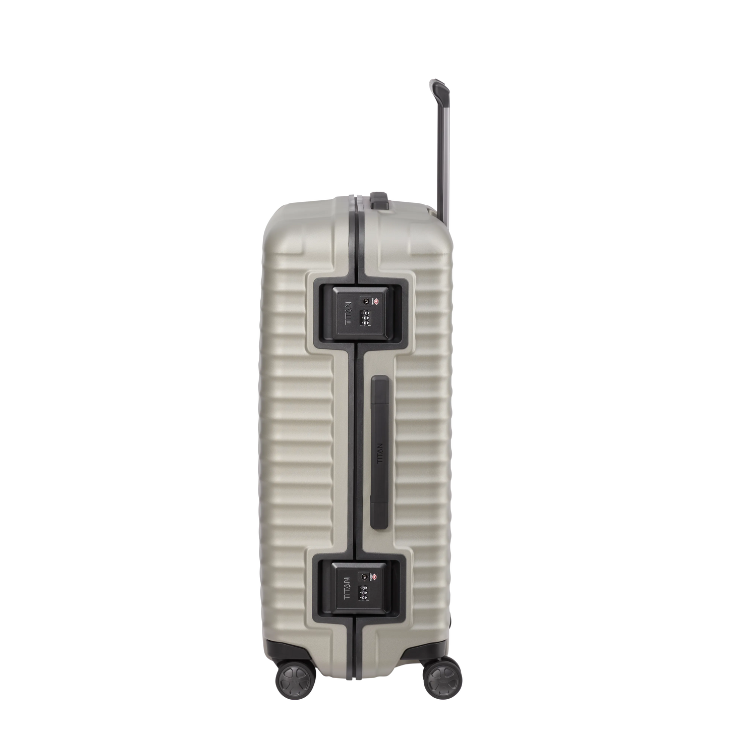 LITRON FRAME Valise Rigide Trolley L en Polycarbonate Léger avec Serrure Monobloc TSA - Bagage Grande Cale 101L