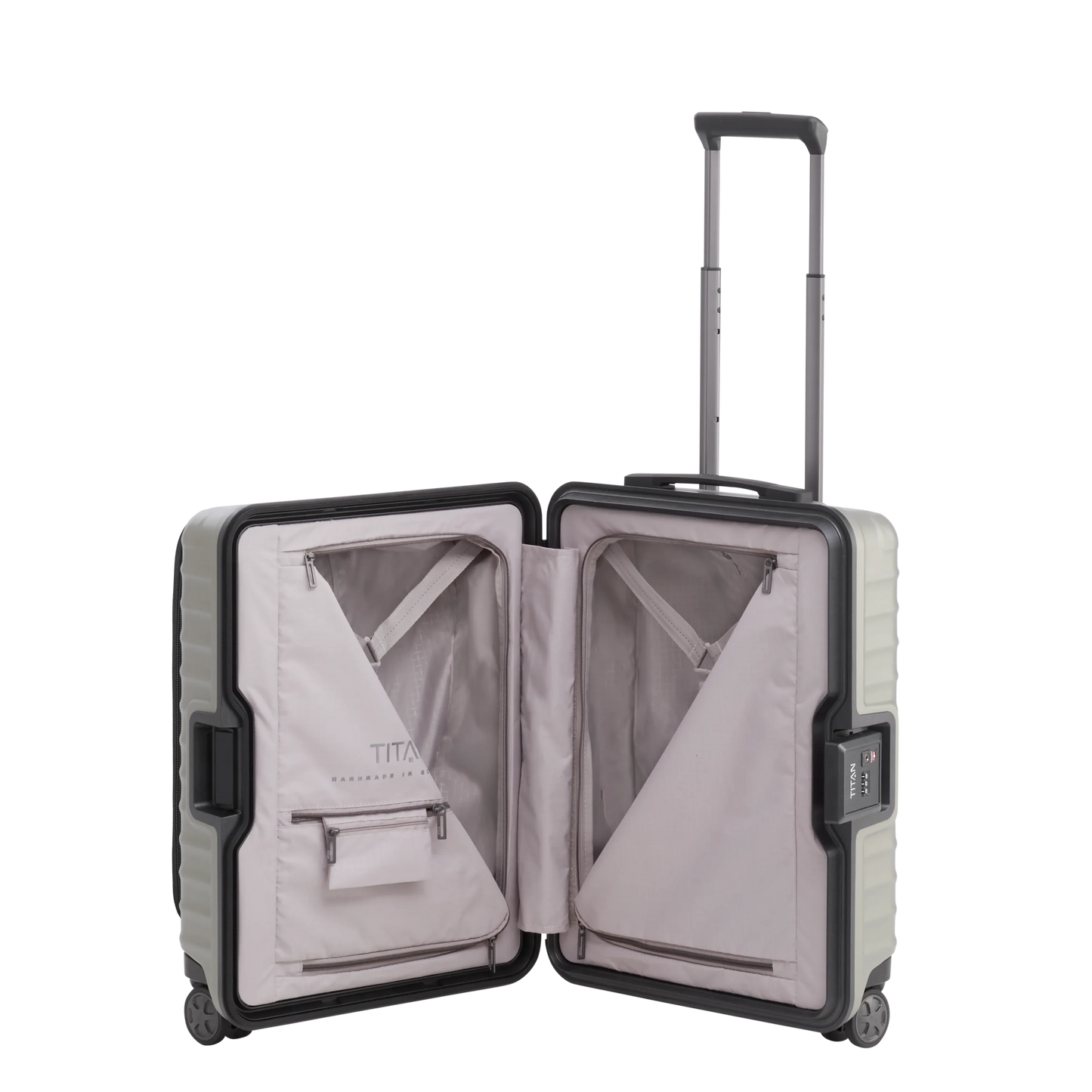 Bagage à main léger LITRON Trolley FRAME S avec FRONT POCKET - Polycarbonate avec serrure Monobloc TSA
