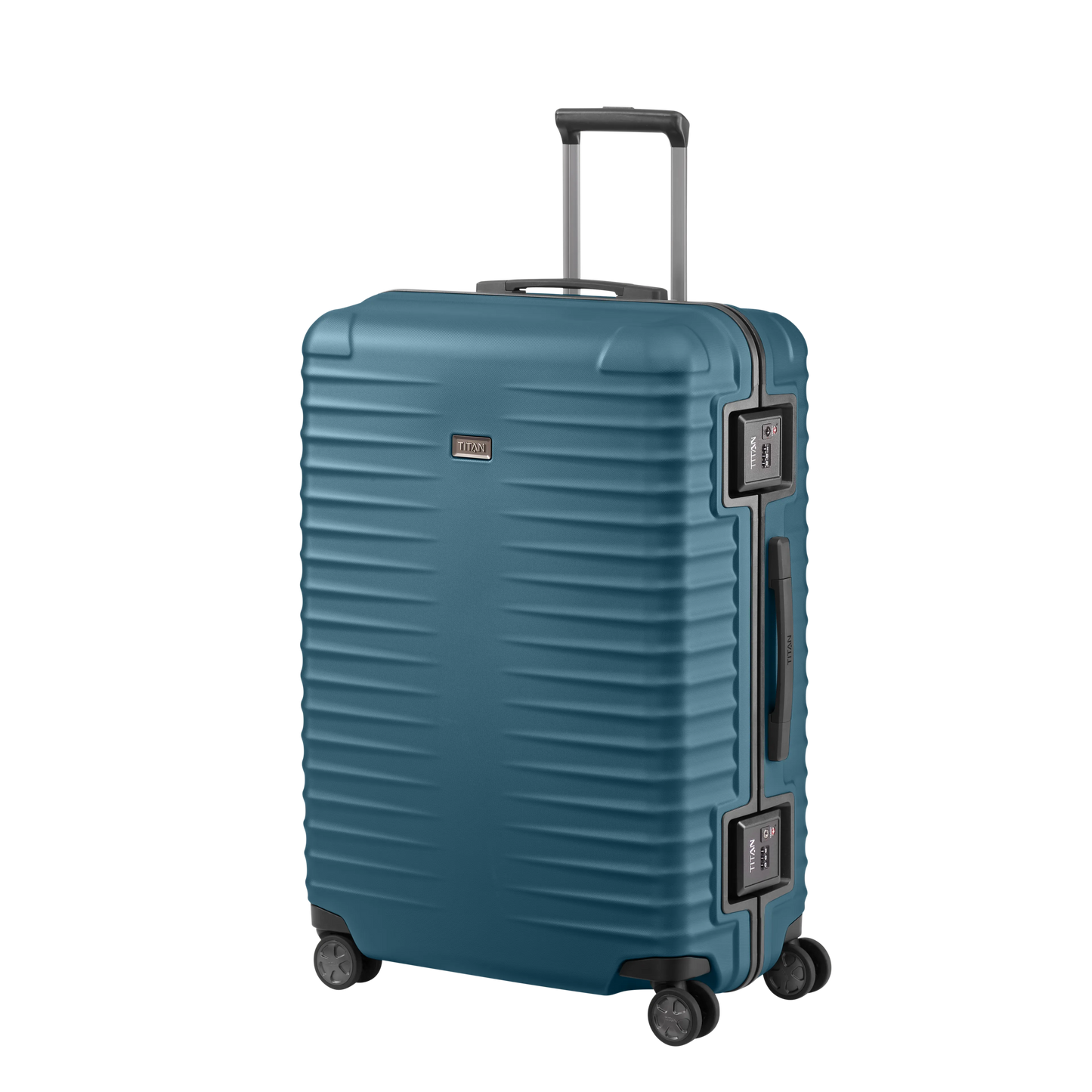 LITRON FRAME Valise Rigide Trolley L en Polycarbonate Léger avec Serrure Monobloc TSA - Bagage Grande Cale 101L