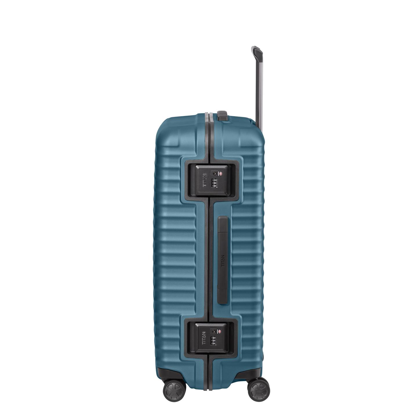 LITRON FRAME Valise Rigide Trolley L en Polycarbonate Léger avec Serrure Monobloc TSA - Bagage Grande Cale 101L