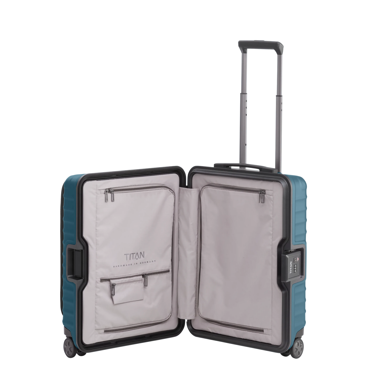Bagage à main léger LITRON Trolley FRAME S avec FRONT POCKET - Polycarbonate avec serrure Monobloc TSA