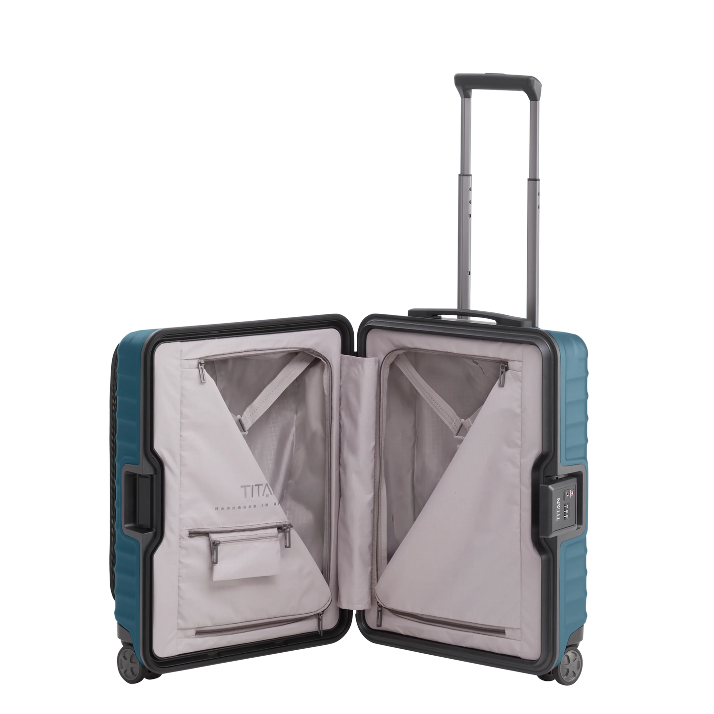 Bagage à main léger LITRON Trolley FRAME S avec FRONT POCKET - Polycarbonate avec serrure Monobloc TSA