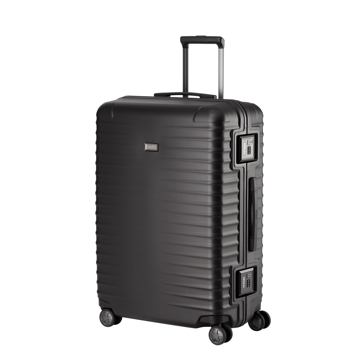 LITRON FRAME Valise Rigide Trolley L en Polycarbonate Léger avec Serrure Monobloc TSA - Bagage Grande Cale 101L