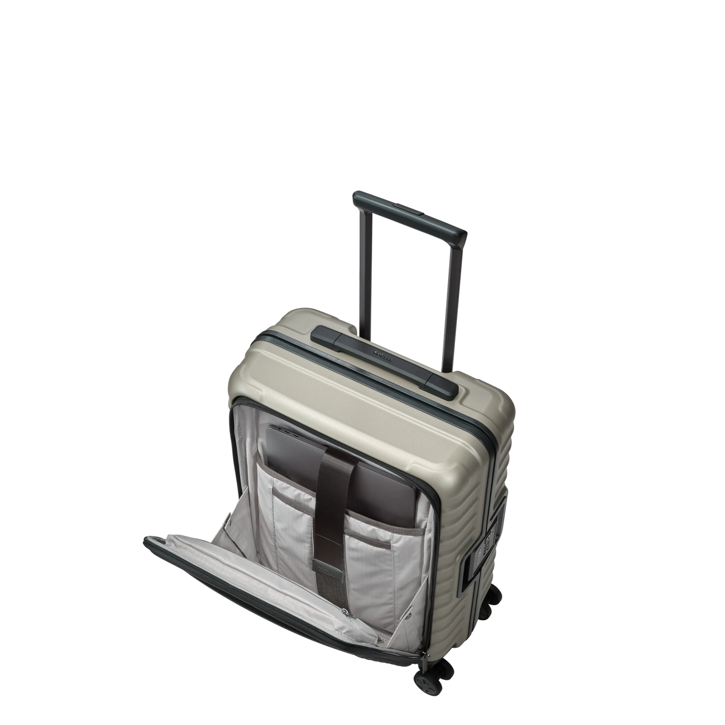 Bagage à main léger LITRON Trolley FRAME S avec FRONT POCKET - Polycarbonate avec serrure Monobloc TSA