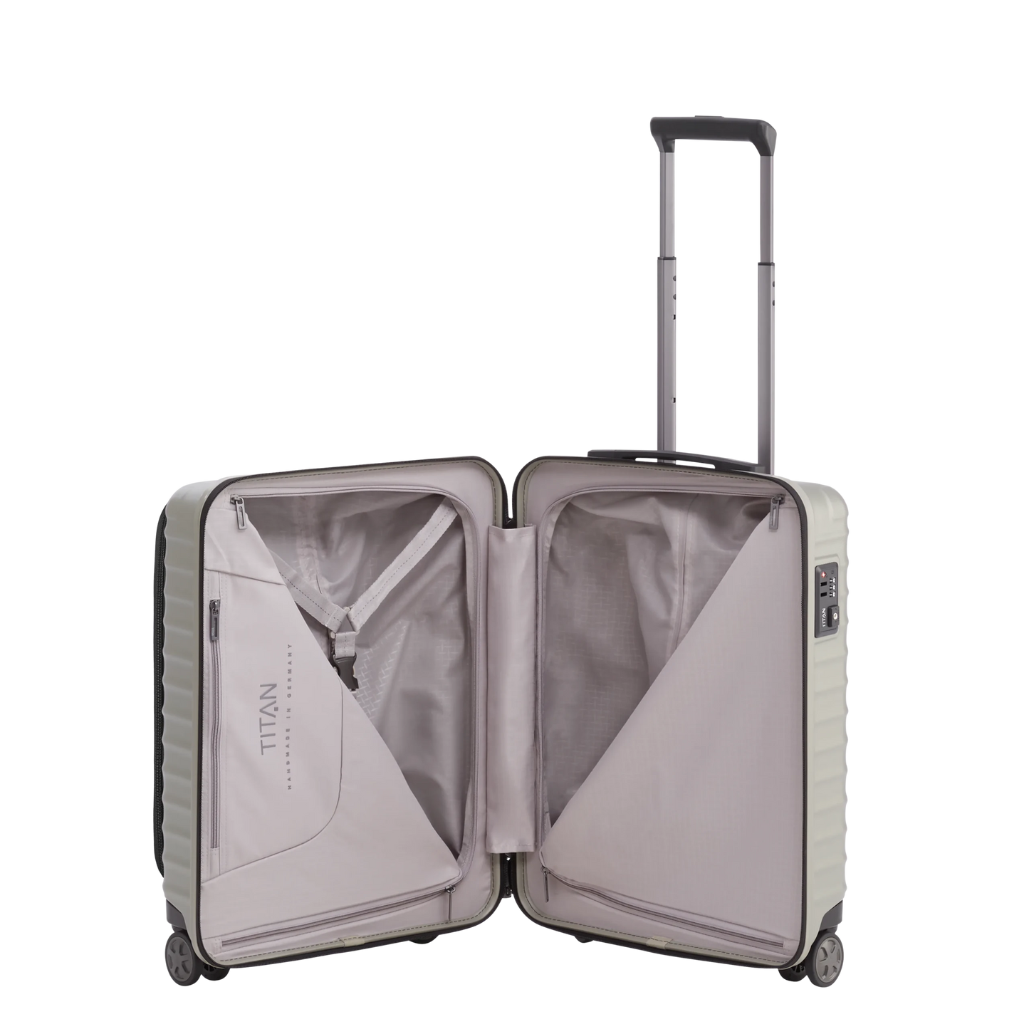 Bagage à main léger LITRON Trolley S avec FRONT POCKET - Polycarbonate avec serrure TSA
