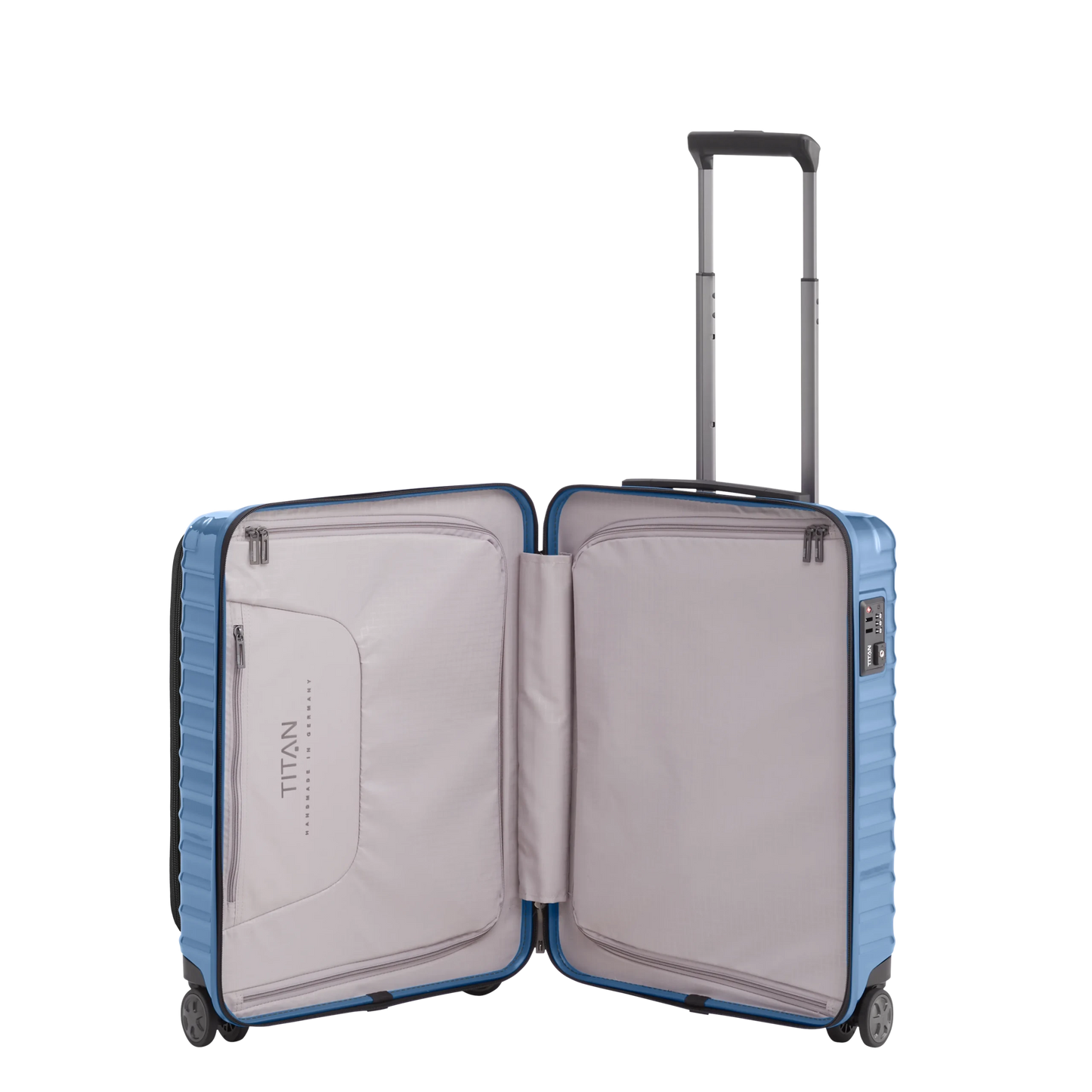 Bagage à main léger LITRON Trolley S avec FRONT POCKET - Polycarbonate avec serrure TSA