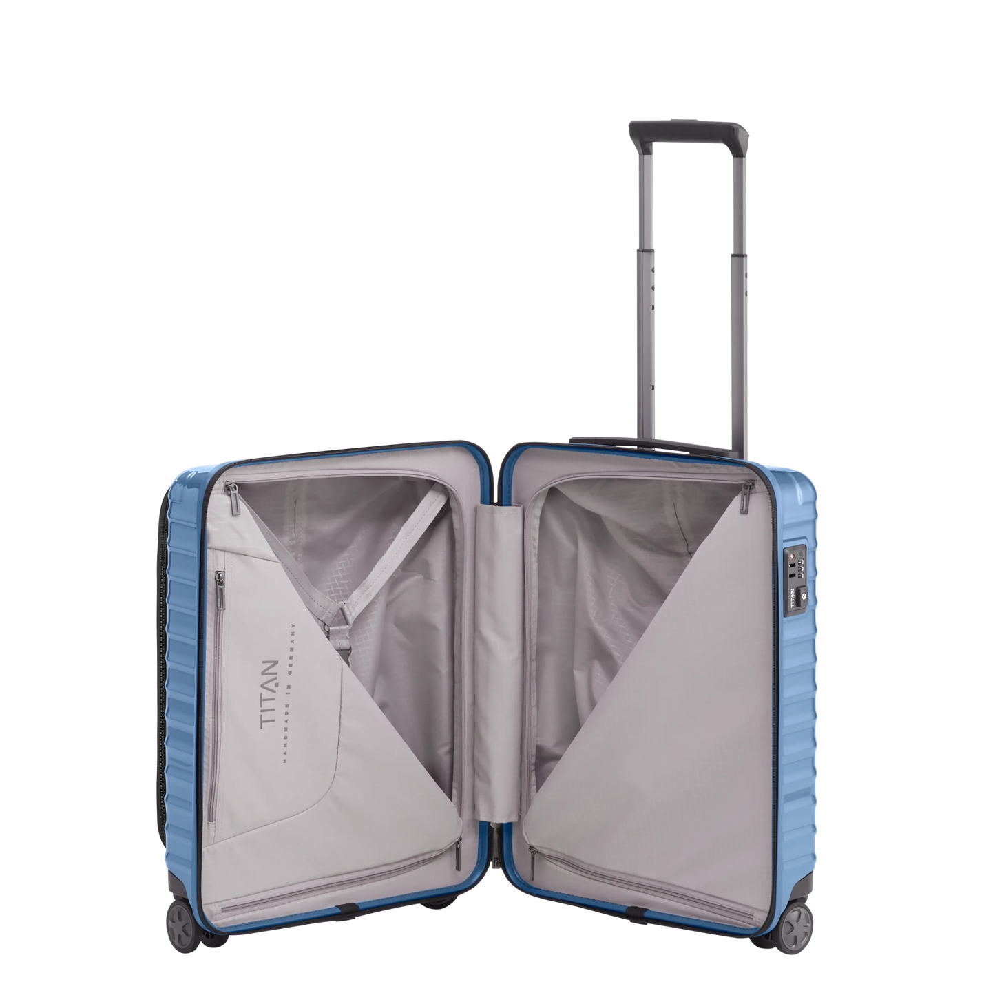 Bagage à main léger LITRON Trolley S avec FRONT POCKET - Polycarbonate avec serrure TSA
