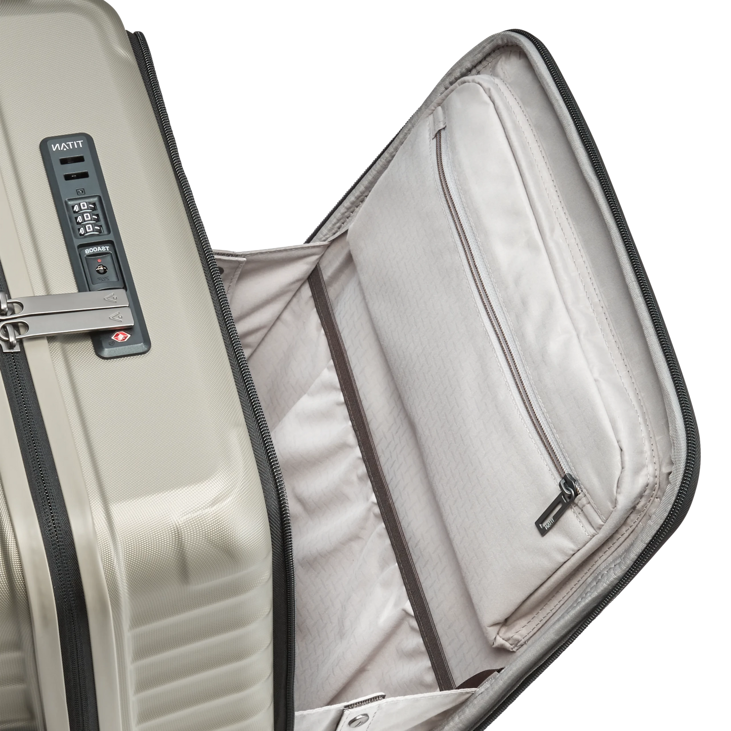 Bagage à main léger LITRON Trolley S avec FRONT POCKET - Polycarbonate avec serrure TSA