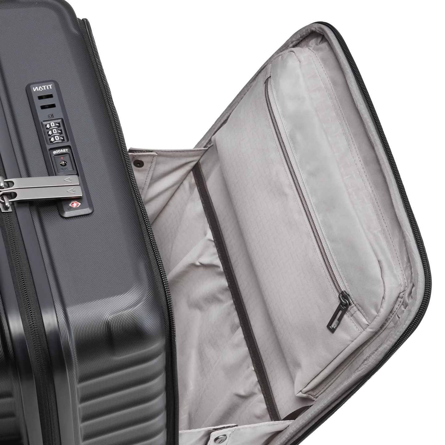Bagage à main léger LITRON Trolley S avec FRONT POCKET - Polycarbonate avec serrure TSA