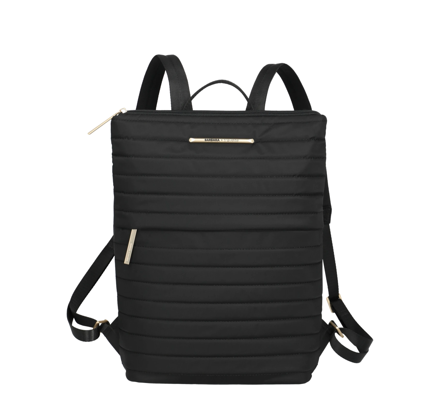 Zaino Travelite Barbara Stepp nero, elegante e ideale per viaggi urbani