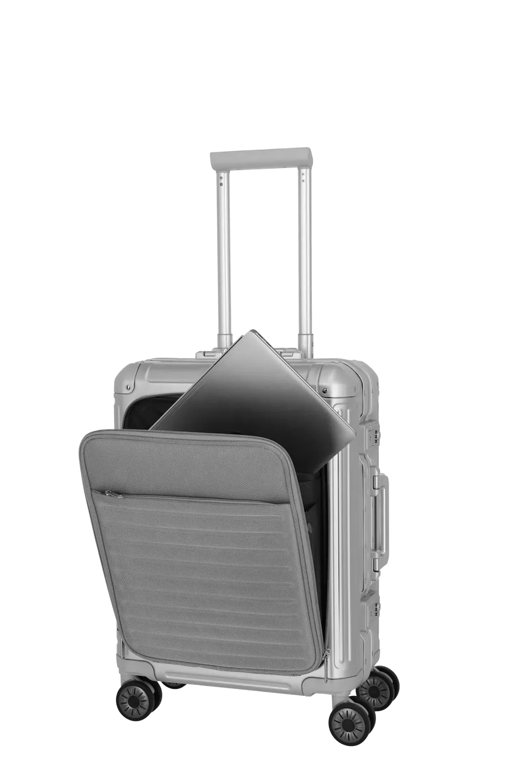 TRAVELITE NEXT Cabin Aluminum Hand Luggage Suitcase with Laptop Pocket