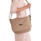 Leather and nylon bag