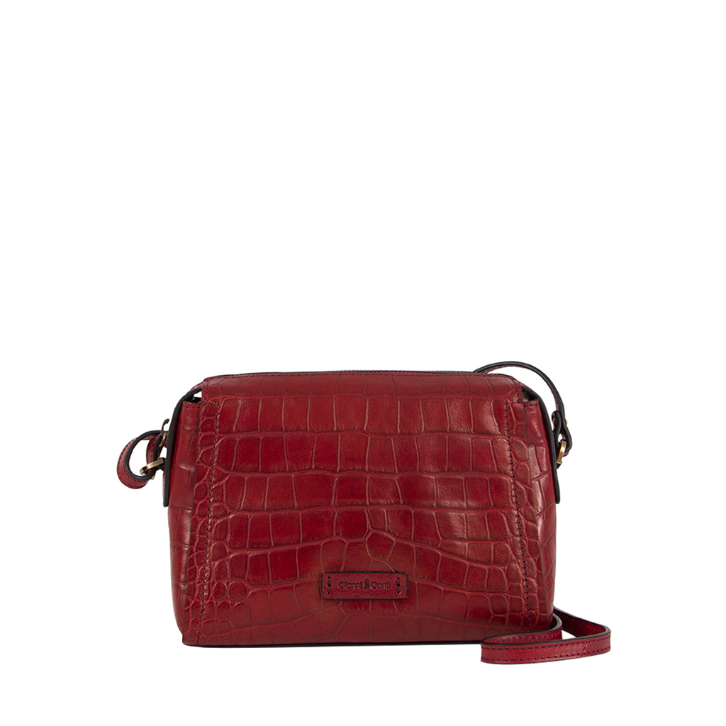 Leather shoulder bag